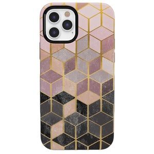 CASELY Military Grade Gold Black Geometric MagSafe iPhone 13 PRO MAX Hard Case